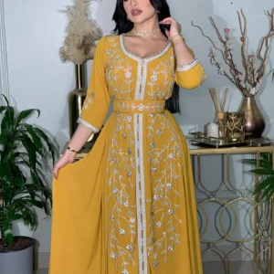 Djellaba Femme Chic Ramadan & Aid ; Eid – Livraison Rapide France