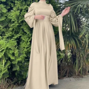 Abaya Satin de Luxe Paris - Robe de Soirée Dubaï pour France, Belgique, Suisse, Canada, Maroc et Turquie