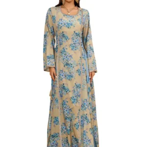 Djellaba Florale Paris - Robe Orientale Printemps pour France, Maroc, Algérie, Tunisie, Dubaï et Canada